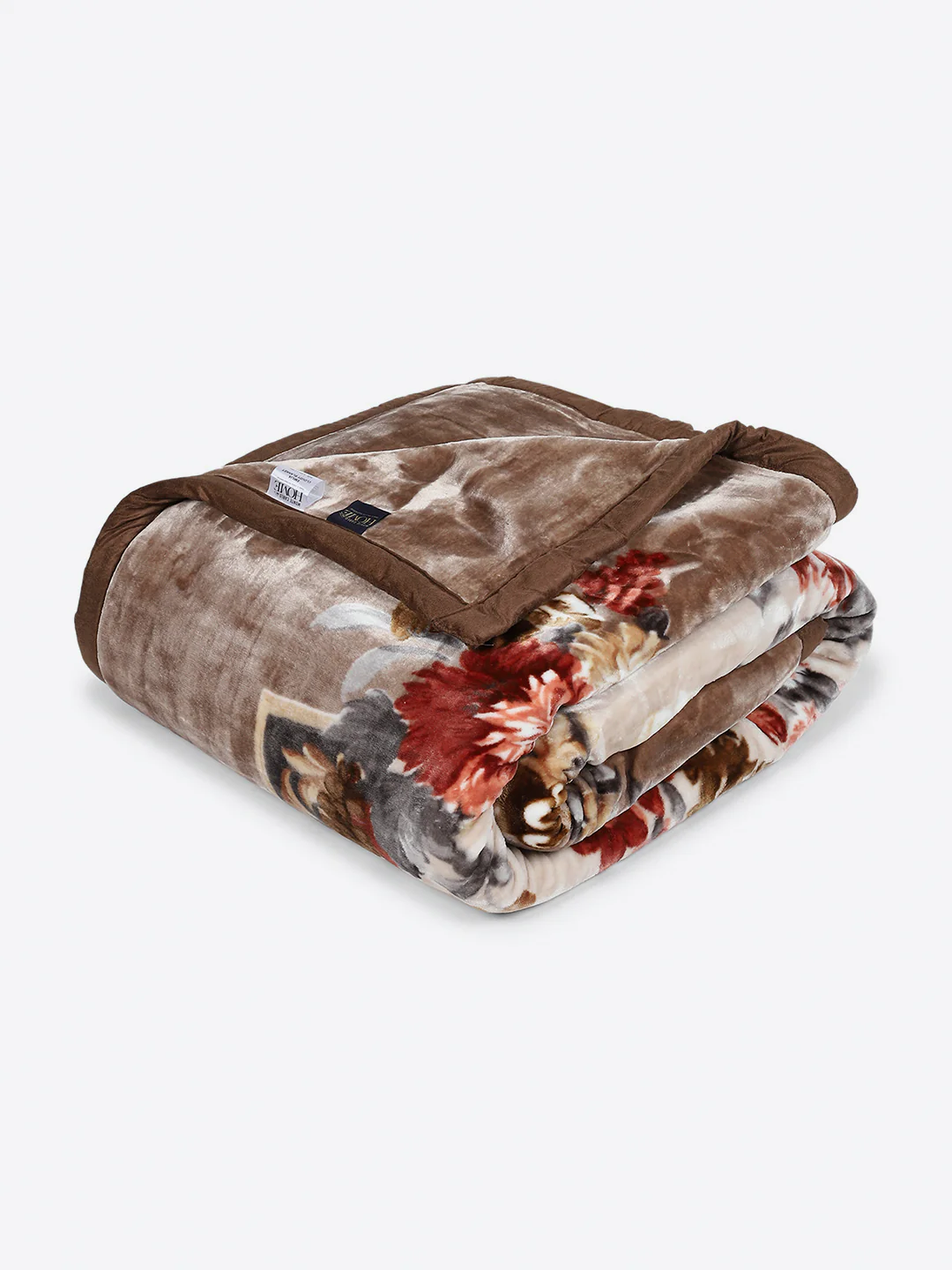 Printed Double Bed 2 Ply, 1042 GSM Cloudy Blanket for Heavy Winter - (Emilia) - Image 5