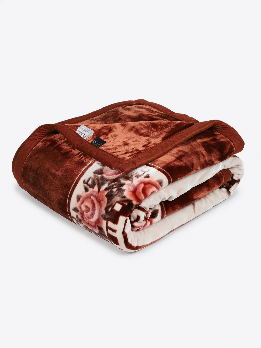 Printed Double Bed 2 Ply, 1042 GSM Cloudy Blanket for Heavy Winter - (Emilia) - Image 5