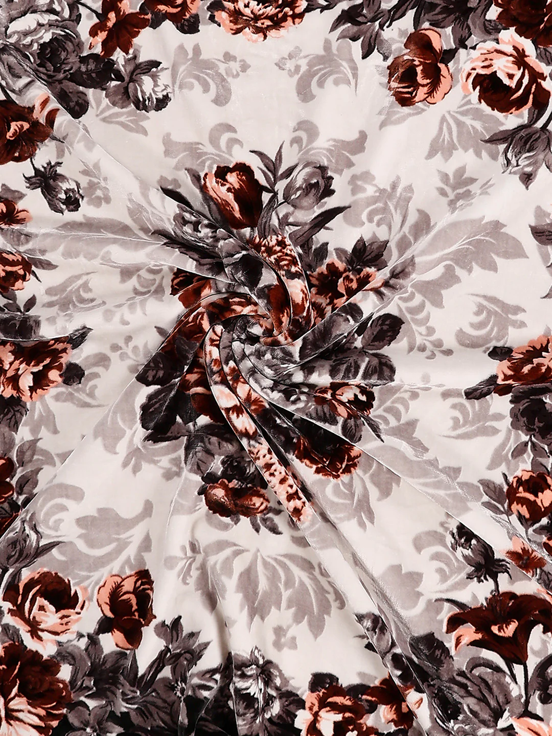 Printed Double Bed 2 Ply, 1042 GSM Cloudy Blanket for Heavy Winter - (Emilia) - Image 7