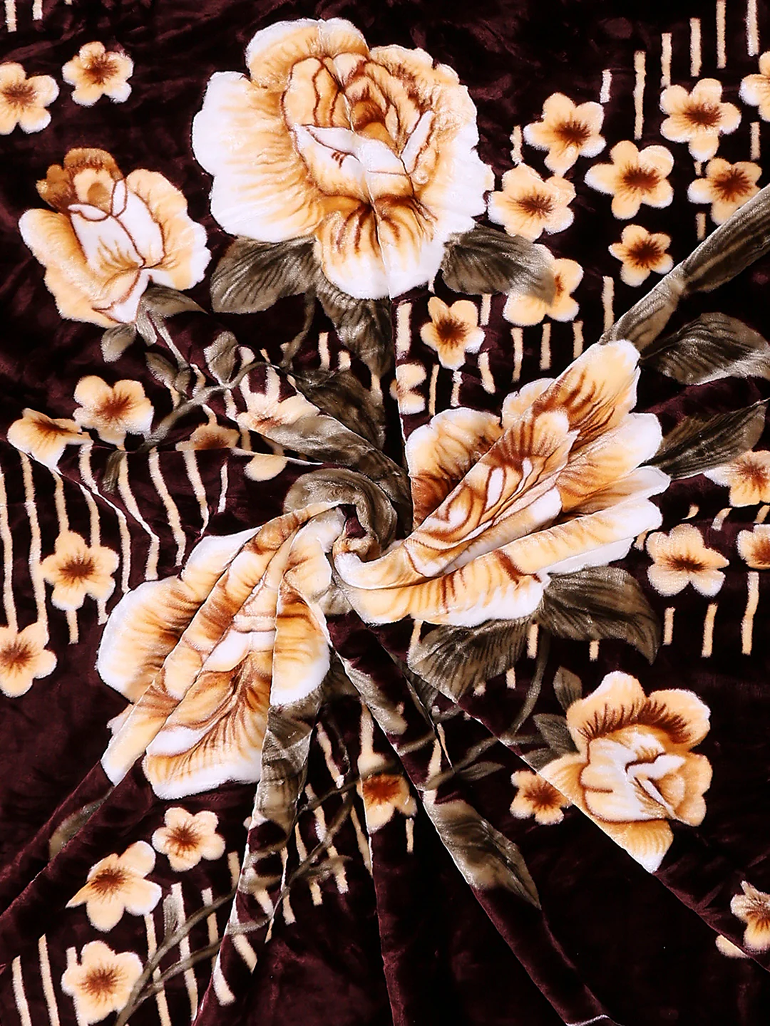 Printed Double Bed 2 Ply, 852 GSM Blanket for Heavy Winter - (Marshal) - Image 7