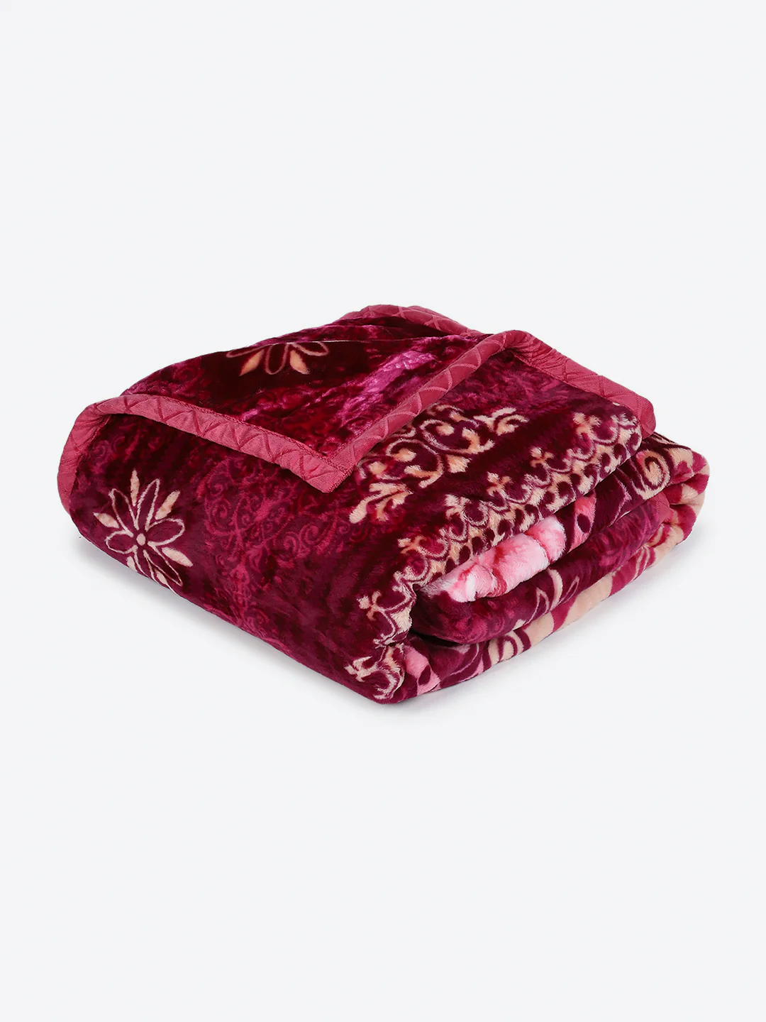 Printed Double Bed 2 Ply, 852 GSM Blanket for Heavy Winter - (Marshal) - Image 5