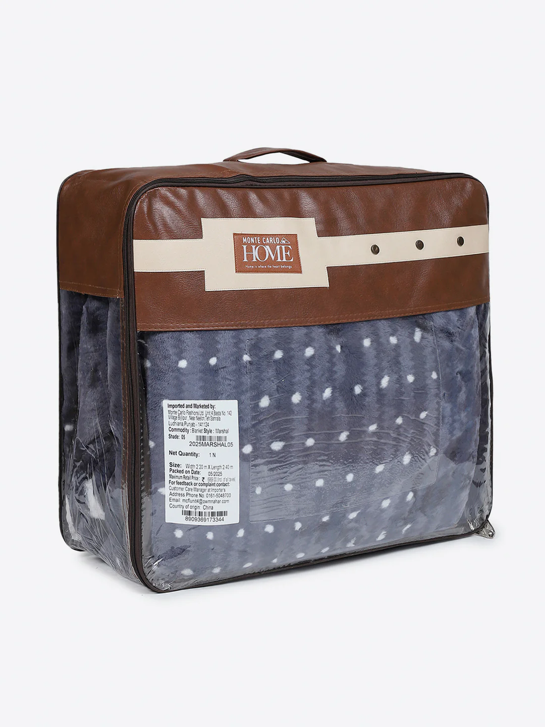 Printed Double Bed 2 Ply, 852 GSM Blanket for Heavy Winter - (Marshal) - Image 8