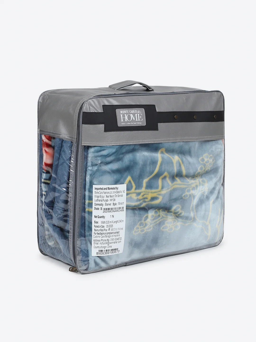 Printed Double Bed 2 Ply, 1136 GSM Blanket for Heavy Winter - (Monarch) - Image 8