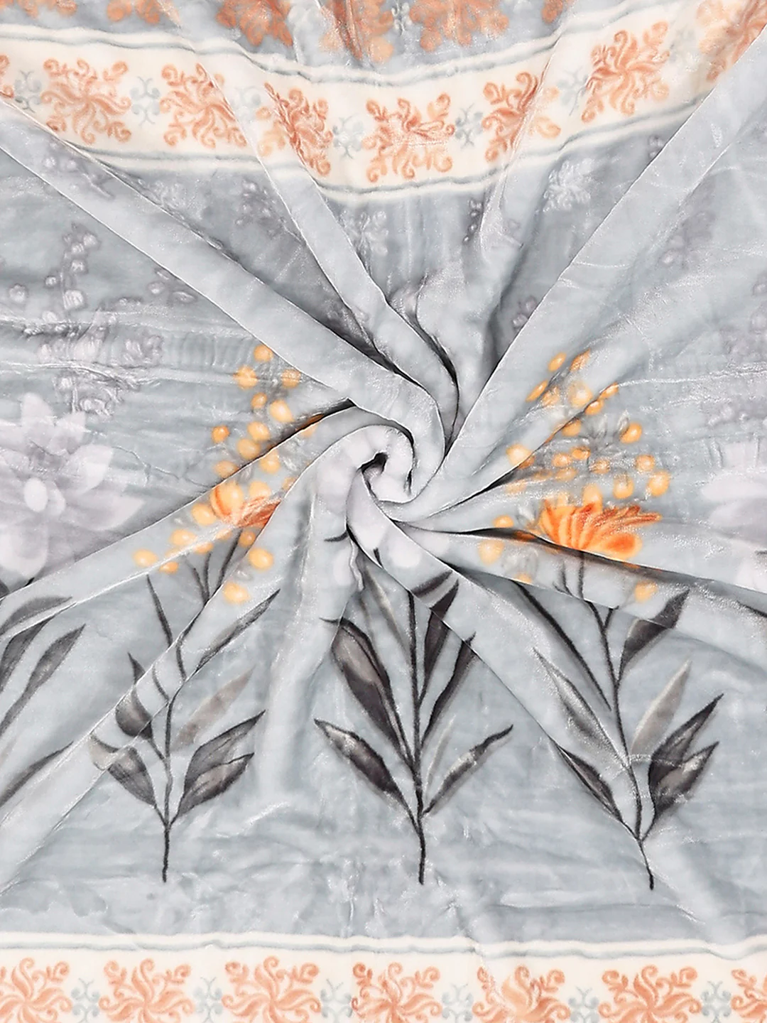 Printed Double Bed 2 Ply, 871 GSM Blanket for Heavy Winter - (Moon Valley Plus) - Image 7