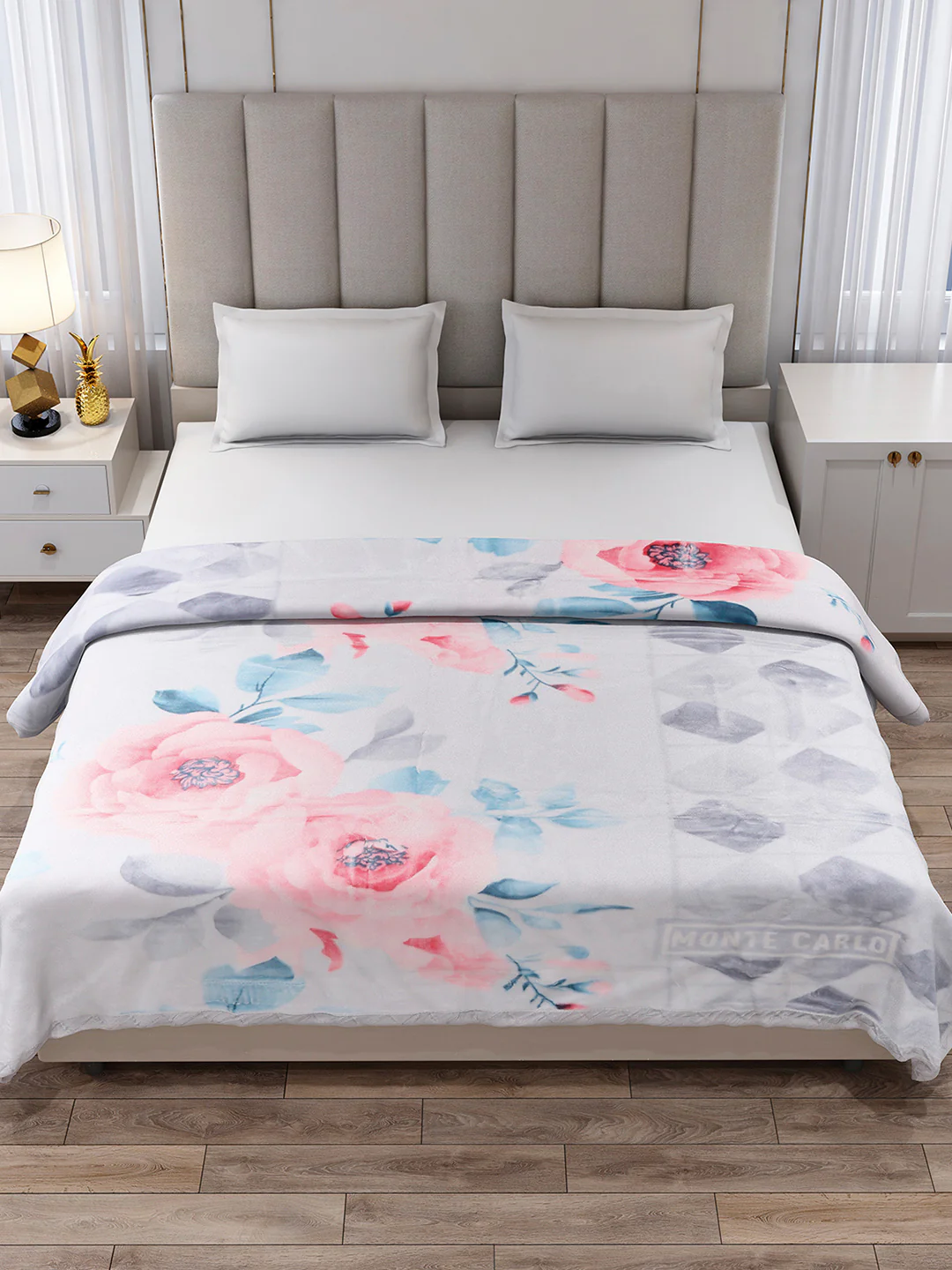 Printed Double Bed 2 Ply, 871 GSM Blanket for Heavy Winter - (Moon Valley Plus) - Image 3