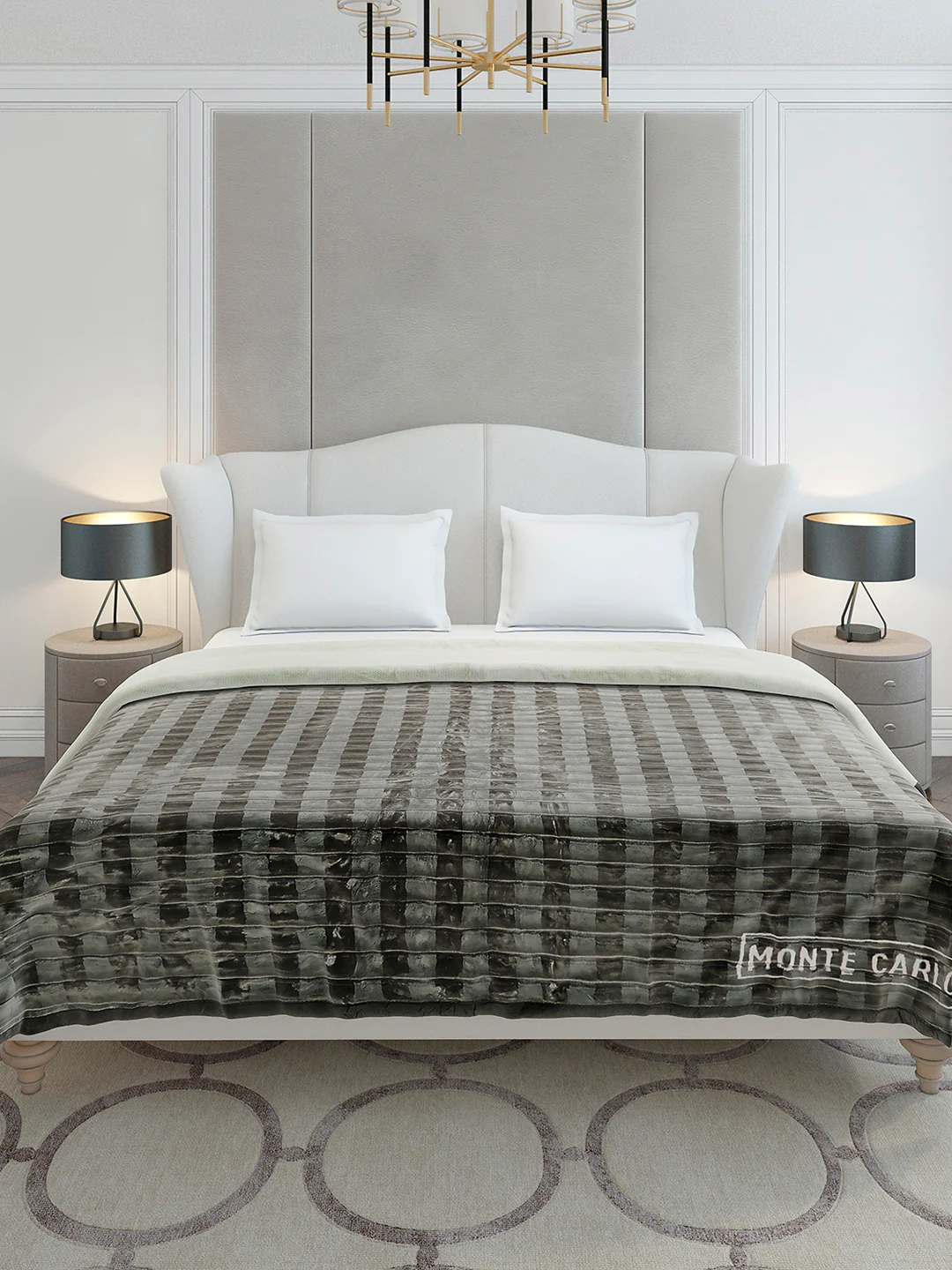 Printed Double Bed 2 Ply, 720 GSM Blanket for Heavy Winter - (Vibe Tribe) - Image 2