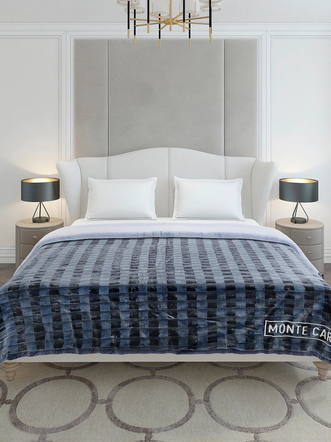 Printed Double Bed 2 Ply, 720 GSM Blanket for Heavy Winter - (Vibe Tribe) - Image 2