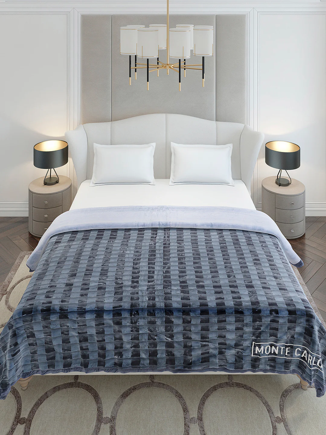 Printed Double Bed 2 Ply, 720 GSM Blanket for Heavy Winter - (Vibe Tribe) - Image 3