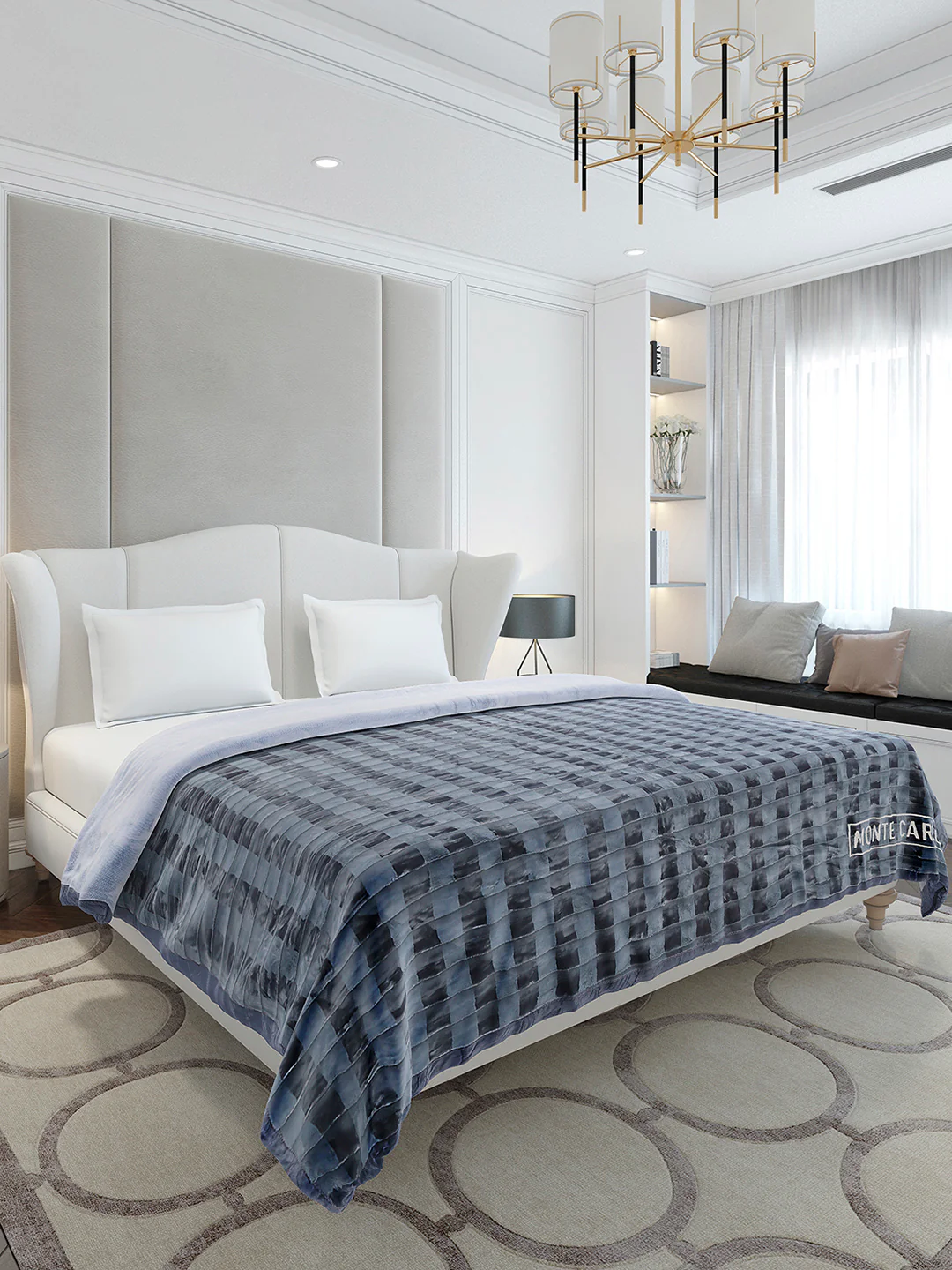 Printed Double Bed 2 Ply, 720 GSM Blanket for Heavy Winter - (Vibe Tribe) - Image 4