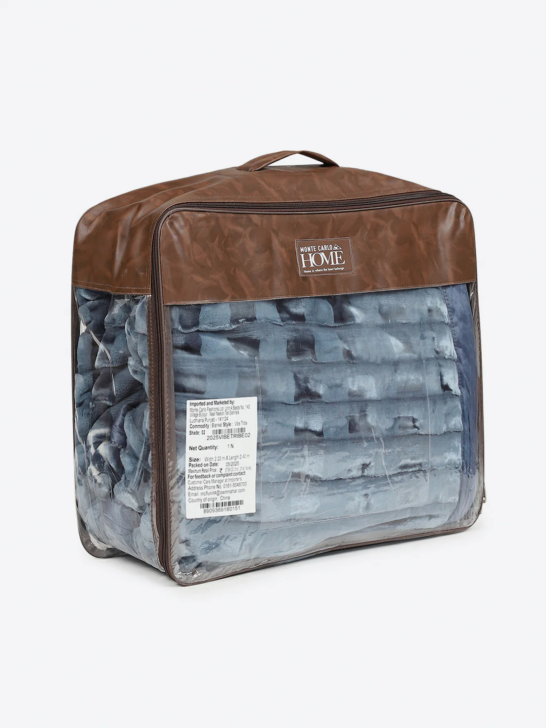 Printed Double Bed 2 Ply, 720 GSM Blanket for Heavy Winter - (Vibe Tribe) - Image 8
