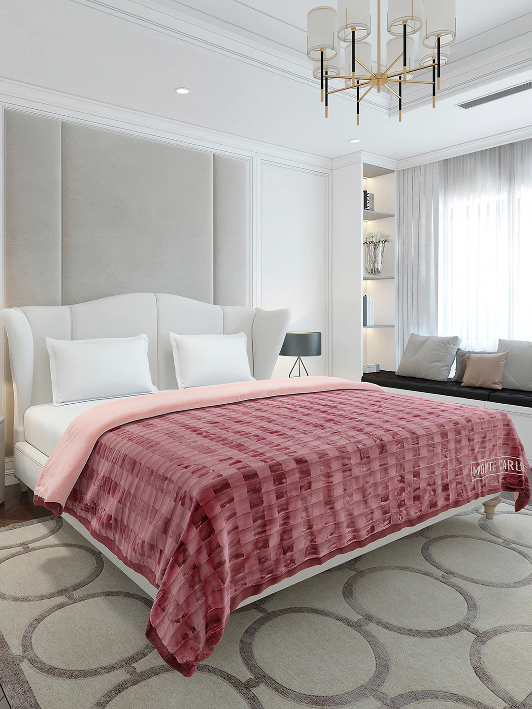 Printed Double Bed 2 Ply, 720 GSM Blanket for Heavy Winter - (Vibe Tribe) - Image 4
