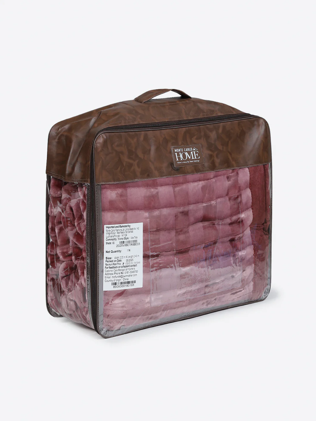 Printed Double Bed 2 Ply, 720 GSM Blanket for Heavy Winter - (Vibe Tribe) - Image 8