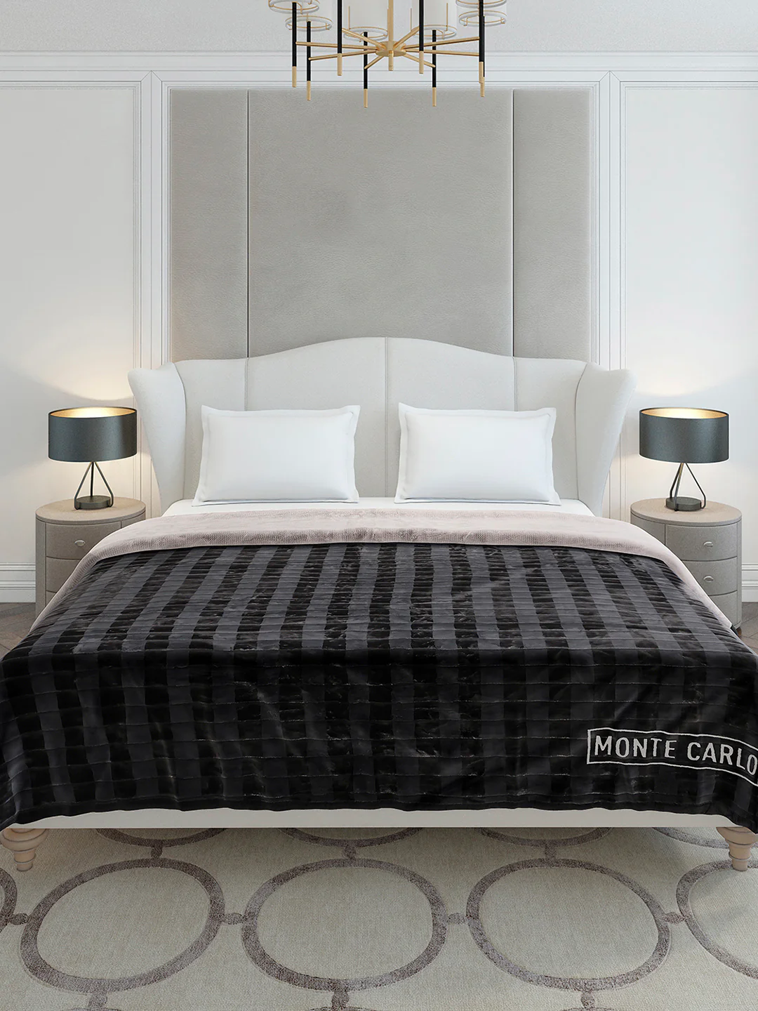 Printed Double Bed 2 Ply, 720 GSM Blanket for Heavy Winter - (Vibe Tribe) - Image 2