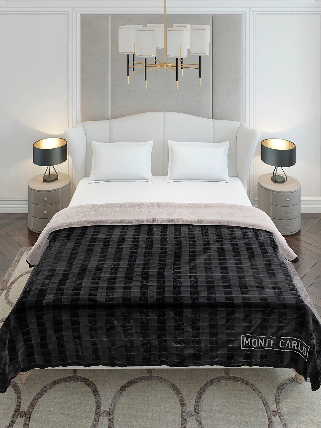 Printed Double Bed 2 Ply, 720 GSM Blanket for Heavy Winter - (Vibe Tribe) - Image 3