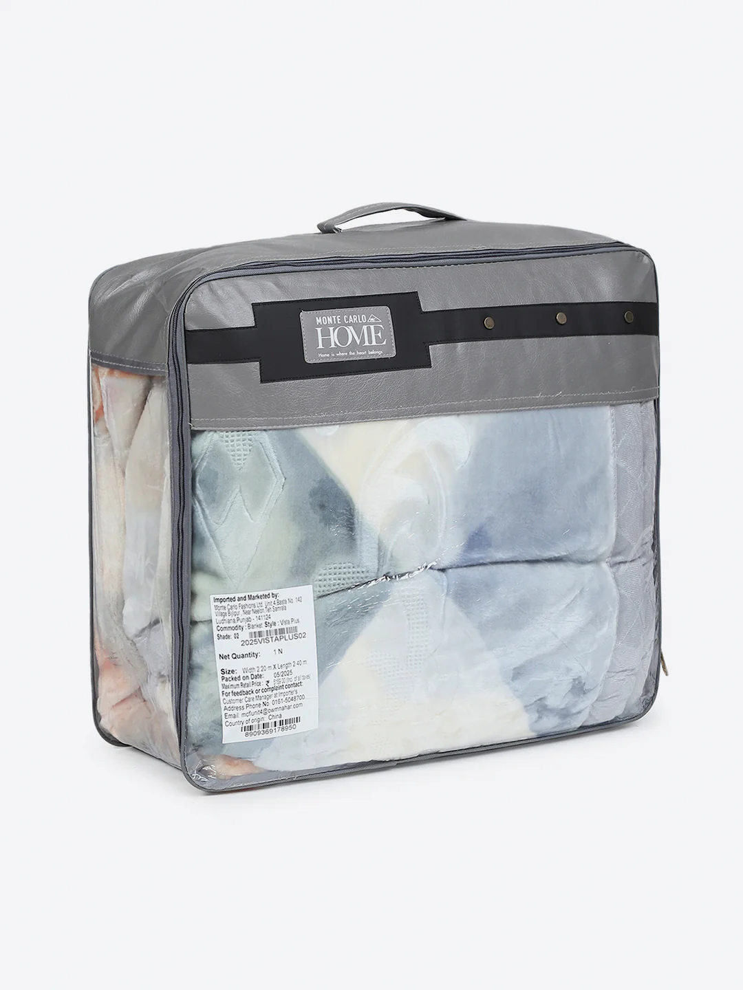 Printed Double Bed 2 Ply, 909 GSM Embossed Blanket for Heavy Winter - (Vista Plus) - Image 8