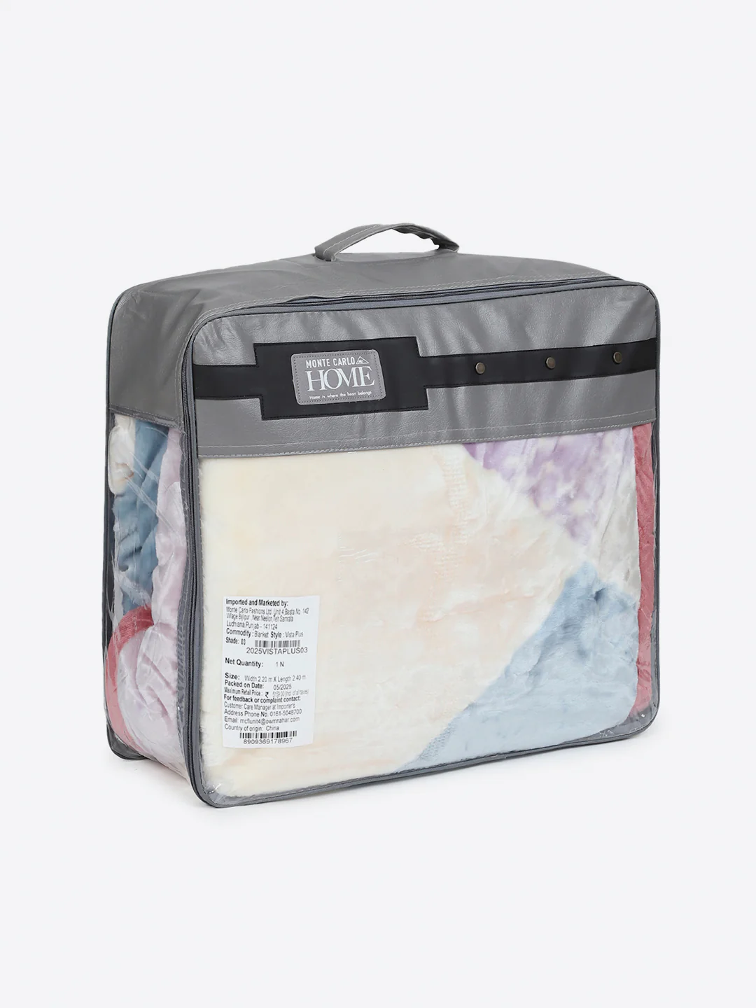 Printed Double Bed 2 Ply, 909 GSM Embossed Blanket for Heavy Winter - (Vista Plus) - Image 8