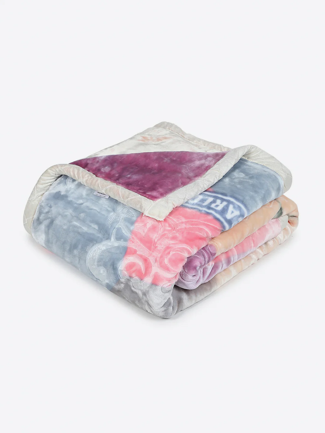Printed Double Bed 2 Ply, 909 GSM Embossed Blanket for Heavy Winter - (Vista Plus) - Image 5