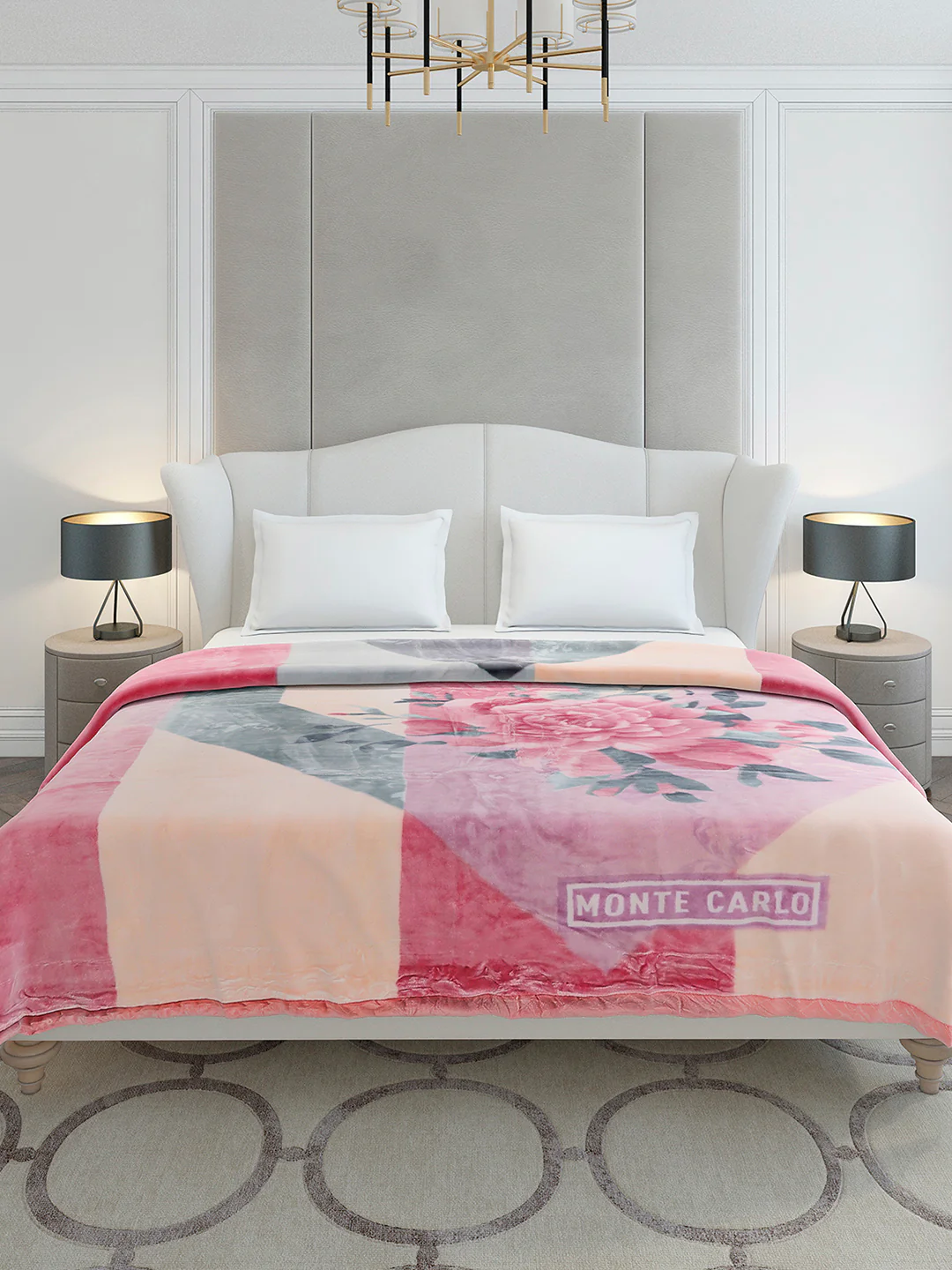 Printed Double Bed 2 Ply, 909 GSM Embossed Blanket for Heavy Winter - (Vista Plus) - Image 2