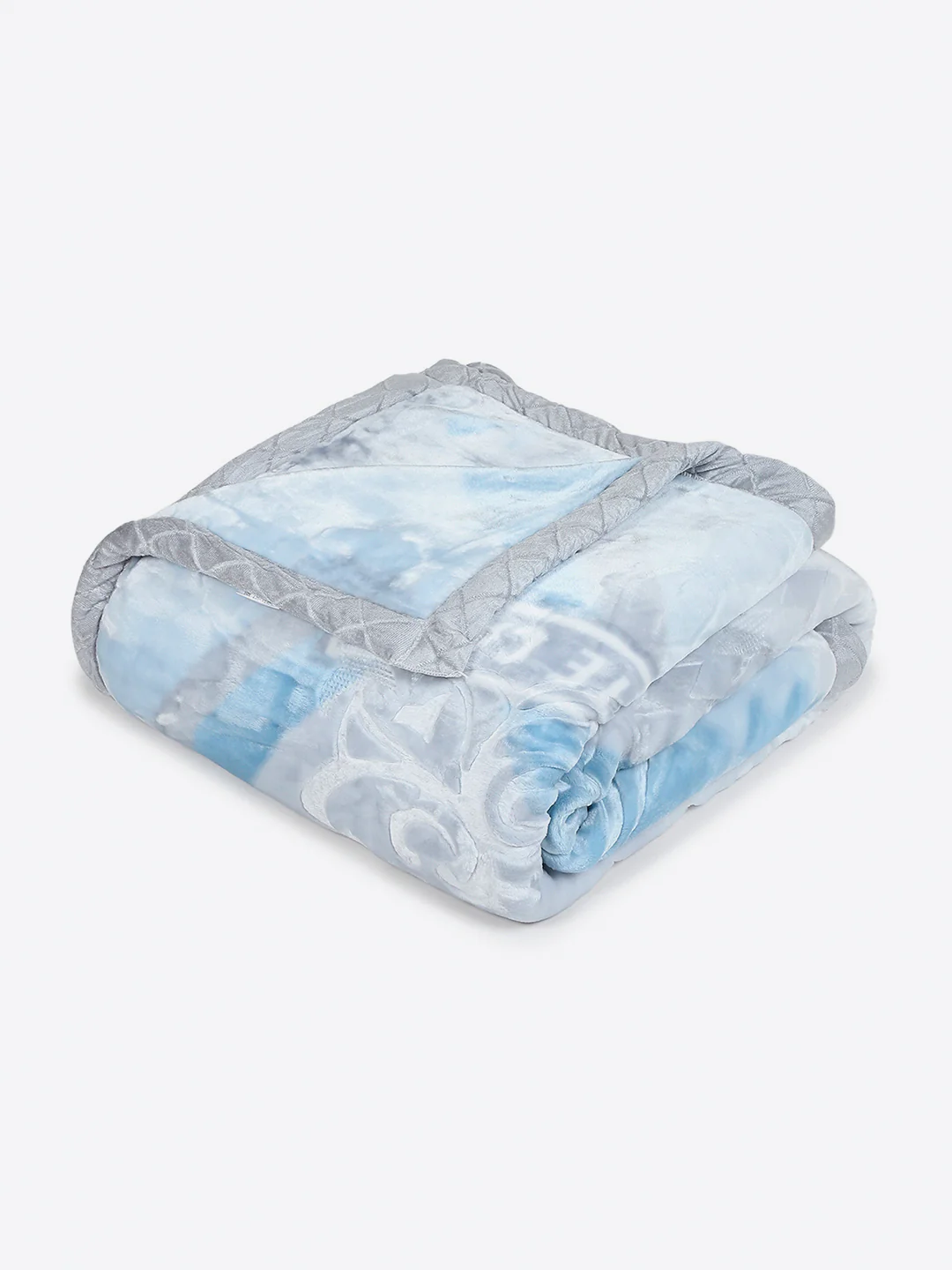 Printed Double Bed 2 Ply, 909 GSM Embossed Blanket for Heavy Winter - (Vista Plus) - Image 5