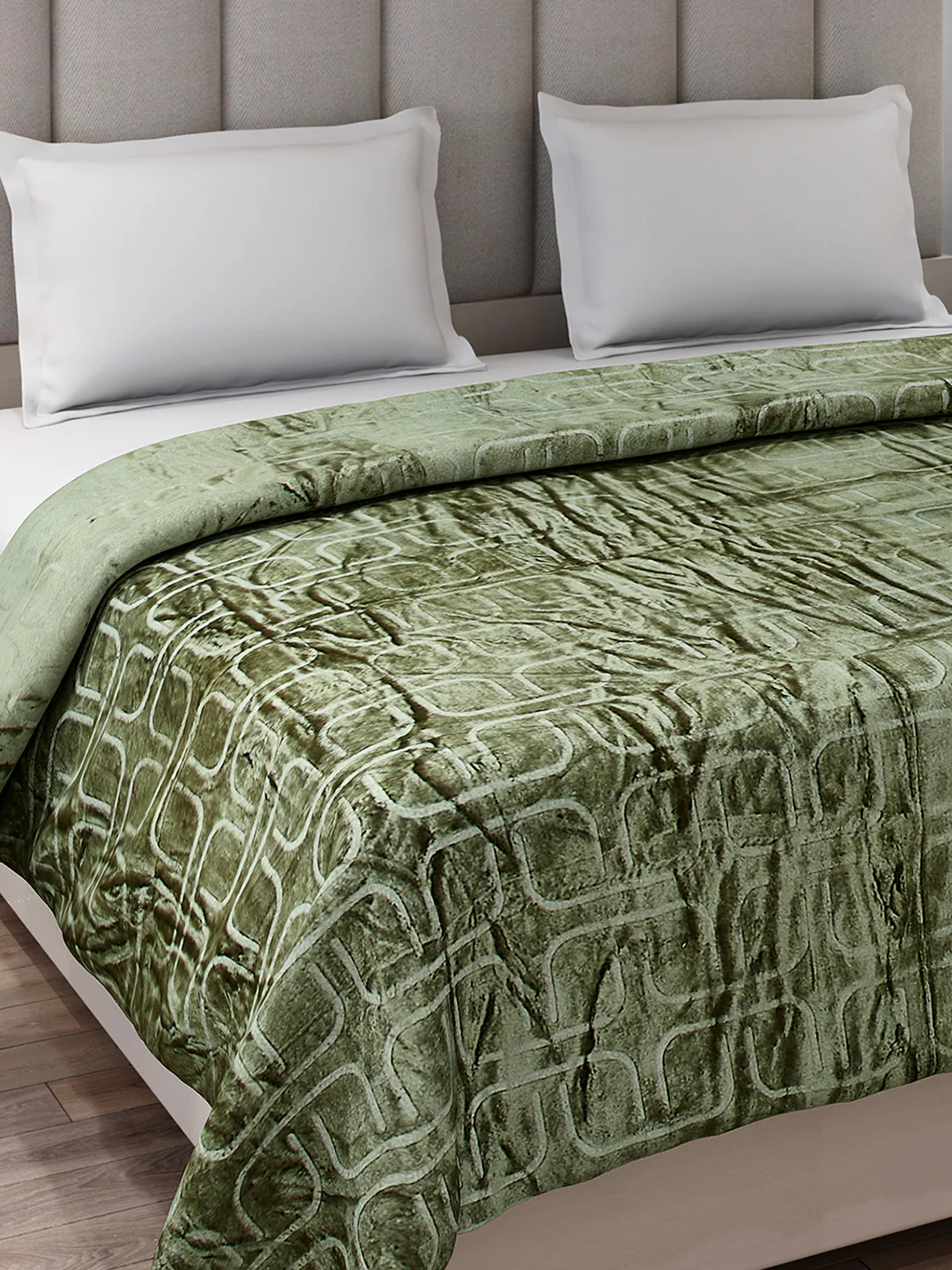 Printed Double Bed 210 GSM Blanket for AC Room - (Frosty) - Image 4