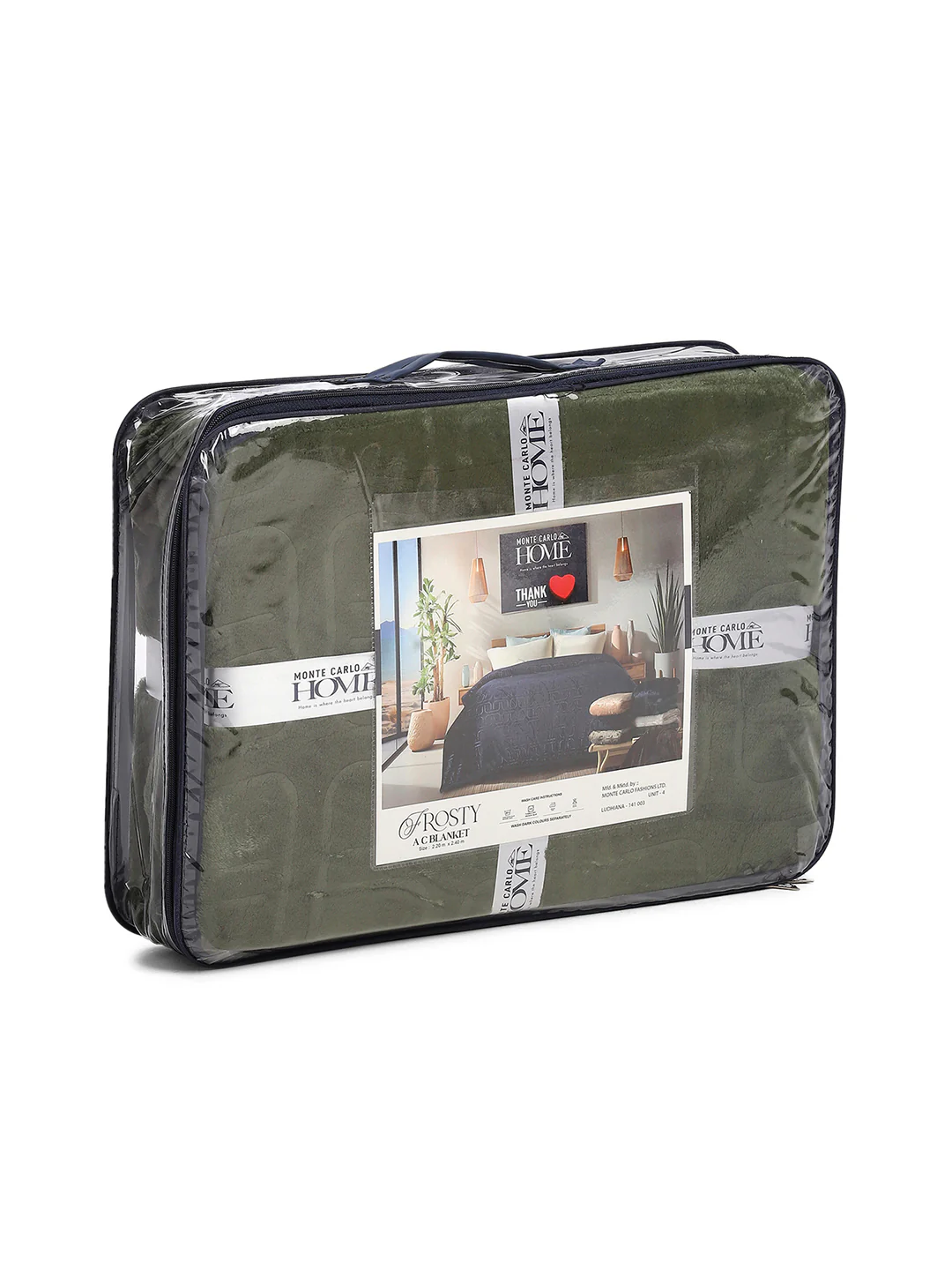 Printed Double Bed 210 GSM Blanket for AC Room - (Frosty) - Image 8
