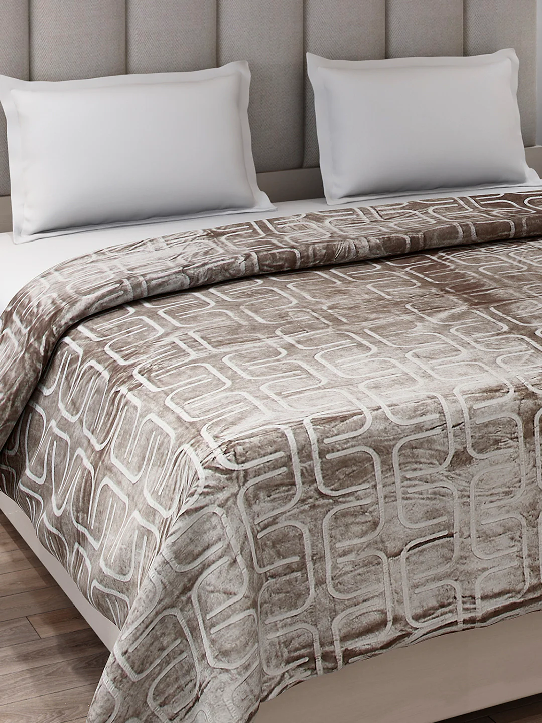 Printed Double Bed 210 GSM Blanket for AC Room - (Frosty) - Image 4