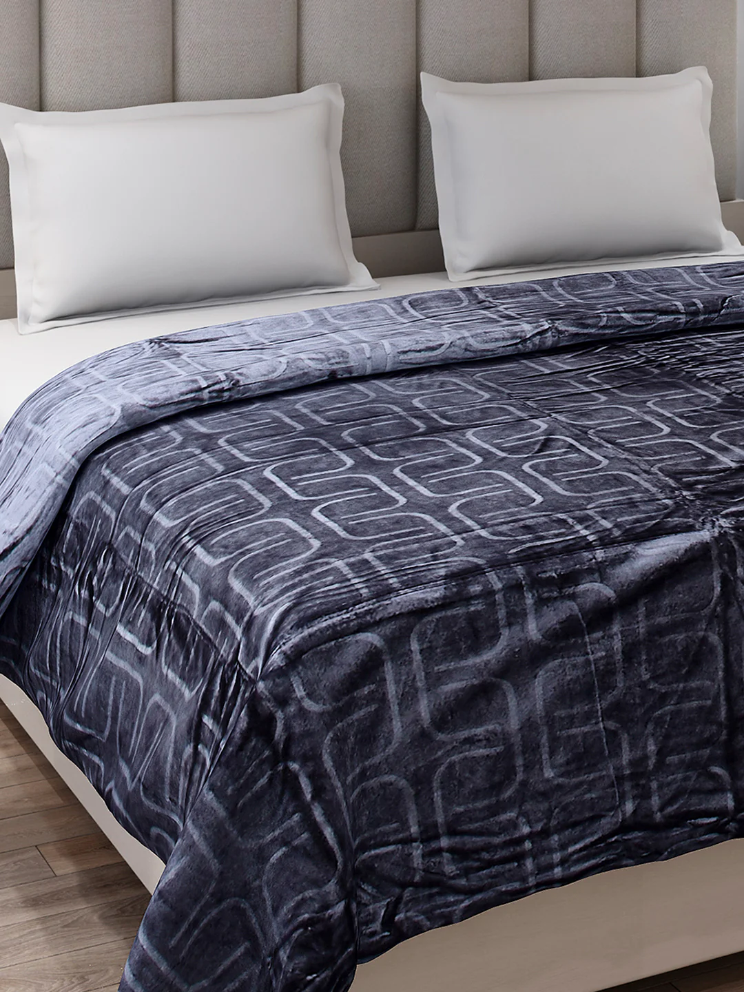 Printed Double Bed 210 GSM Blanket for AC Room - (Frosty) - Image 4