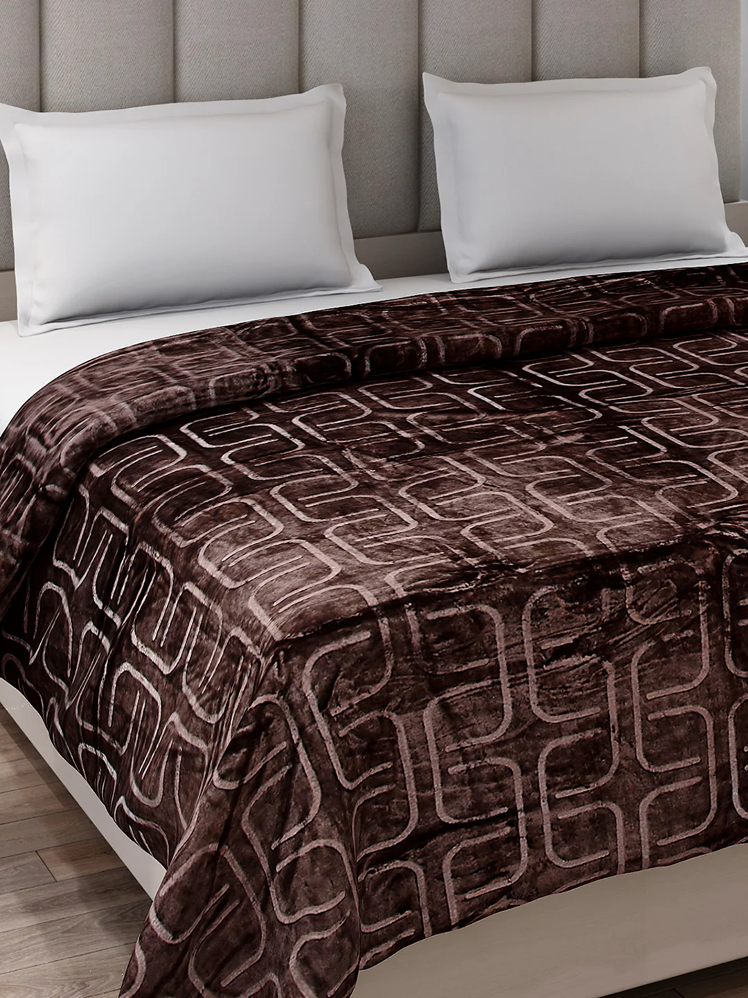 Printed Double Bed 210 GSM Blanket for AC Room - (Frosty) - Image 4