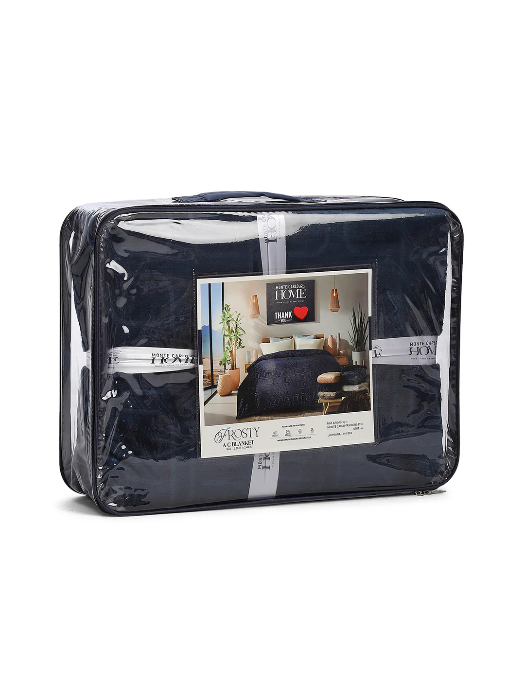 Printed Double Bed 210 GSM Blanket for AC Room - (Frosty) - Image 8