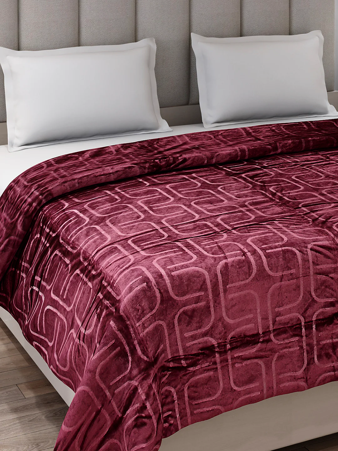 Printed Double Bed 210 GSM Blanket for AC Room - (Frosty) - Image 4