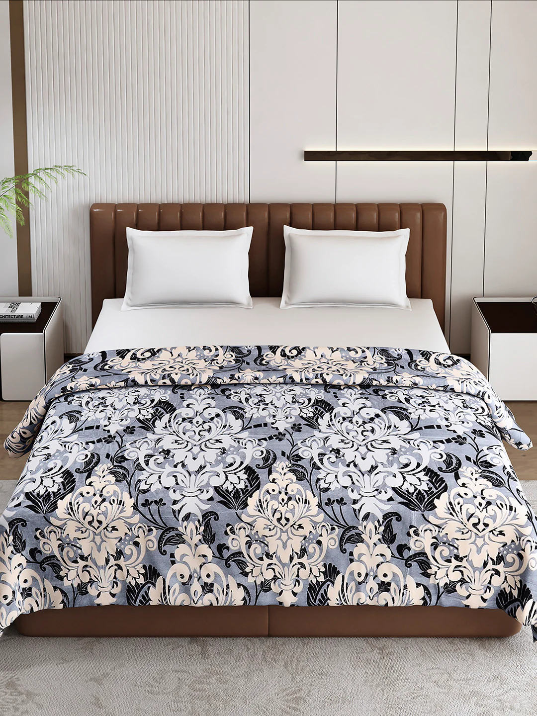 Printed Double Bed 210 GSM Blanket for AC Room - (Mellow) - Image 2