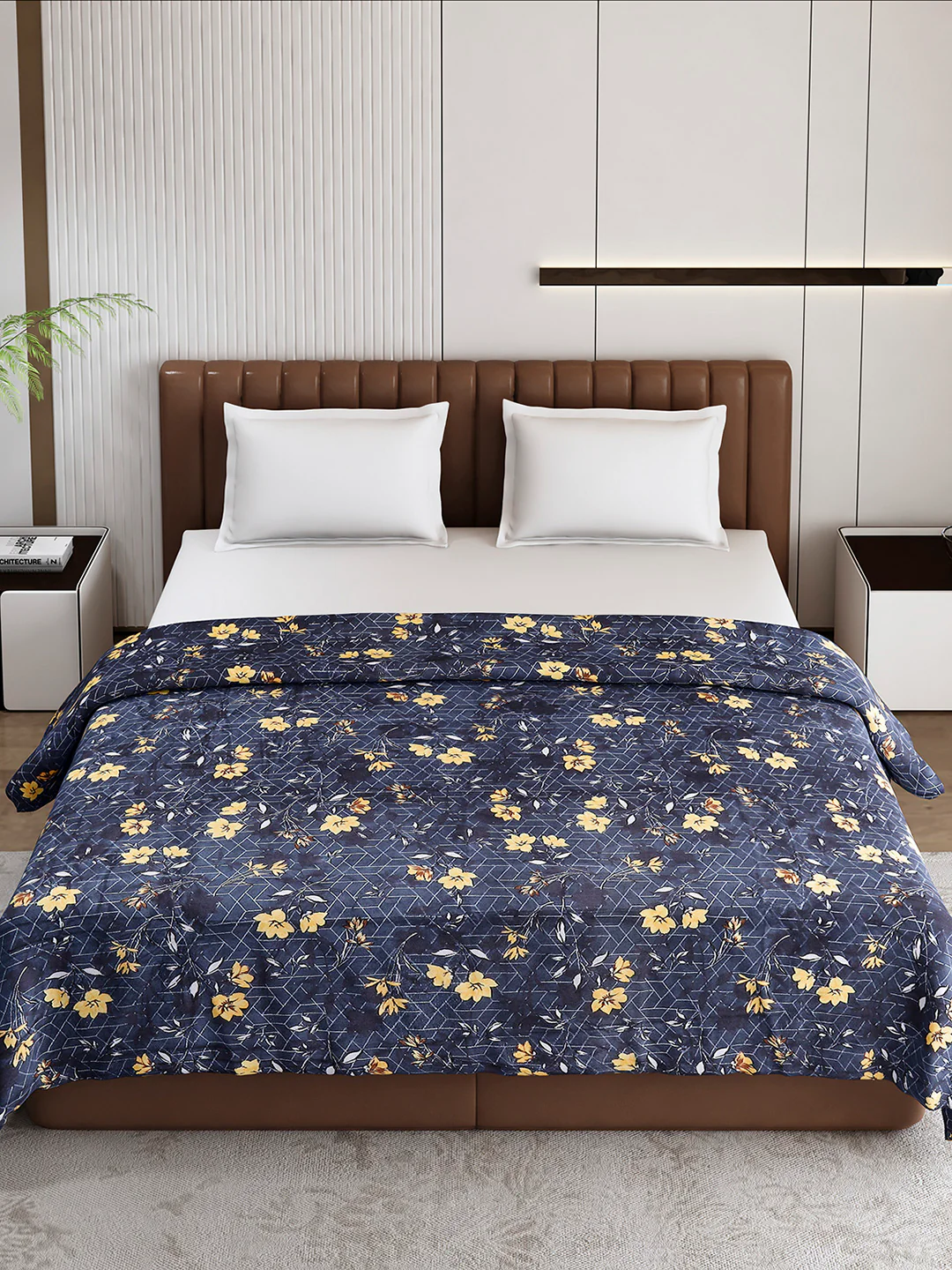 Printed Double Bed 210 GSM Blanket for AC Room - (Mellow) - Image 2