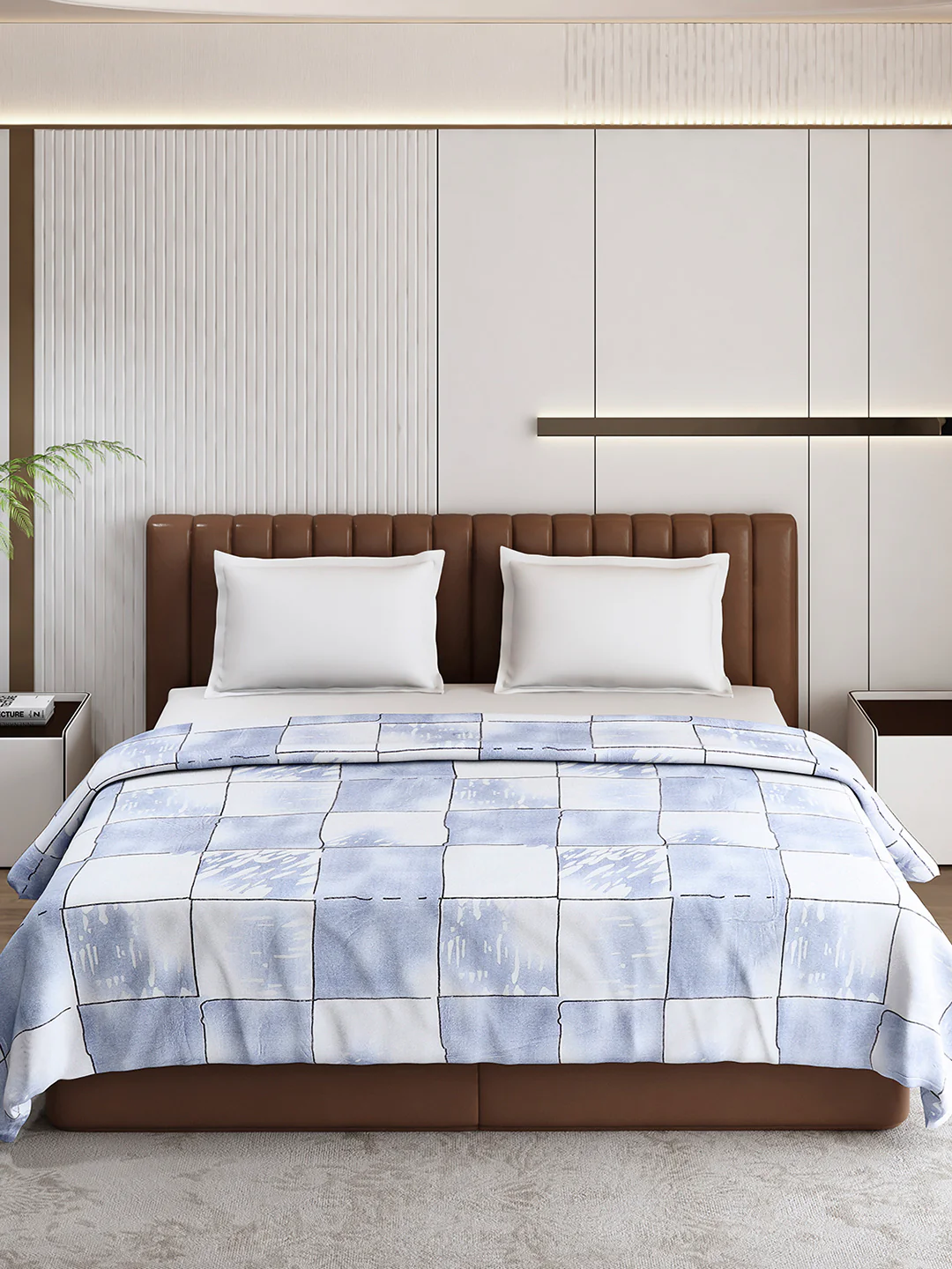 Printed Double Bed 210 GSM Blanket for AC Room - (Mellow) - Image 3