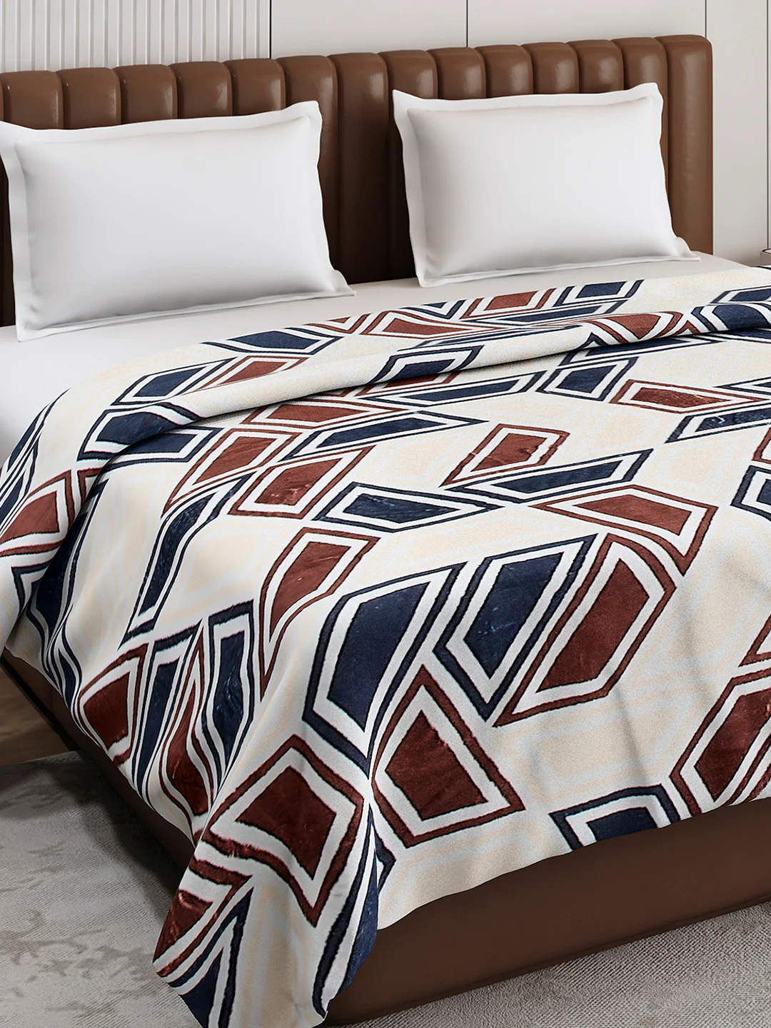 Printed Double Bed 210 GSM Blanket for AC Room - (Mellow) - Image 4
