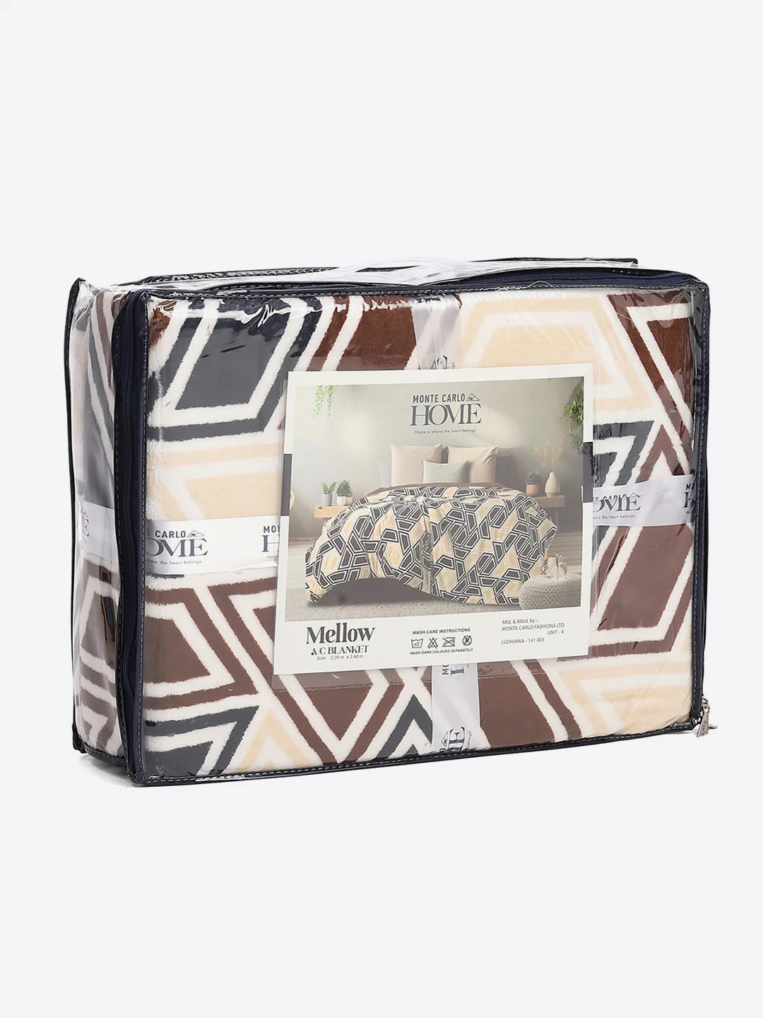 Printed Double Bed 210 GSM Blanket for AC Room - (Mellow) - Image 8