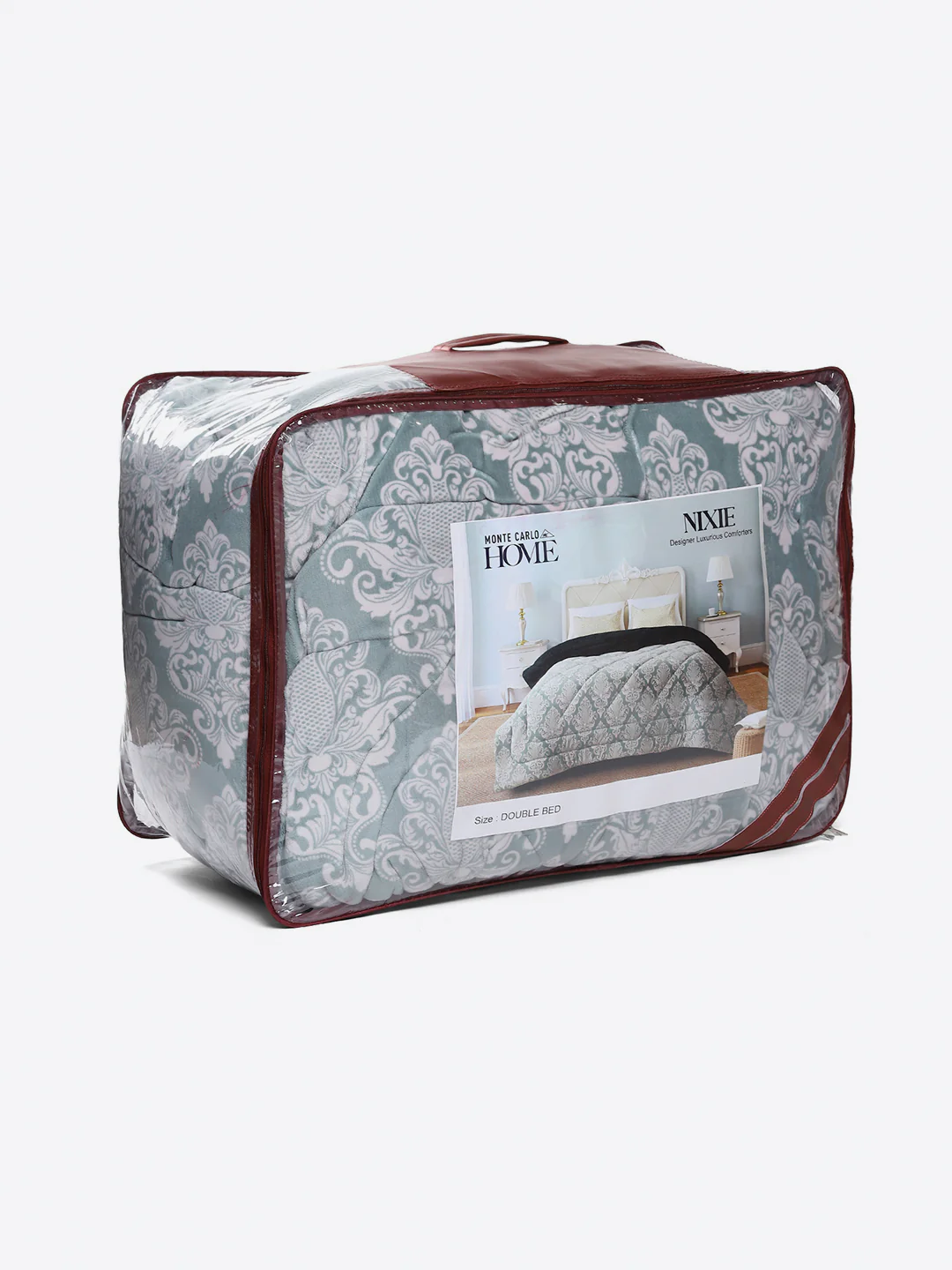 Printed Double Bed 210 GSM Comforter for Mild Winter (Nixie), Weight 729 gm - Image 8