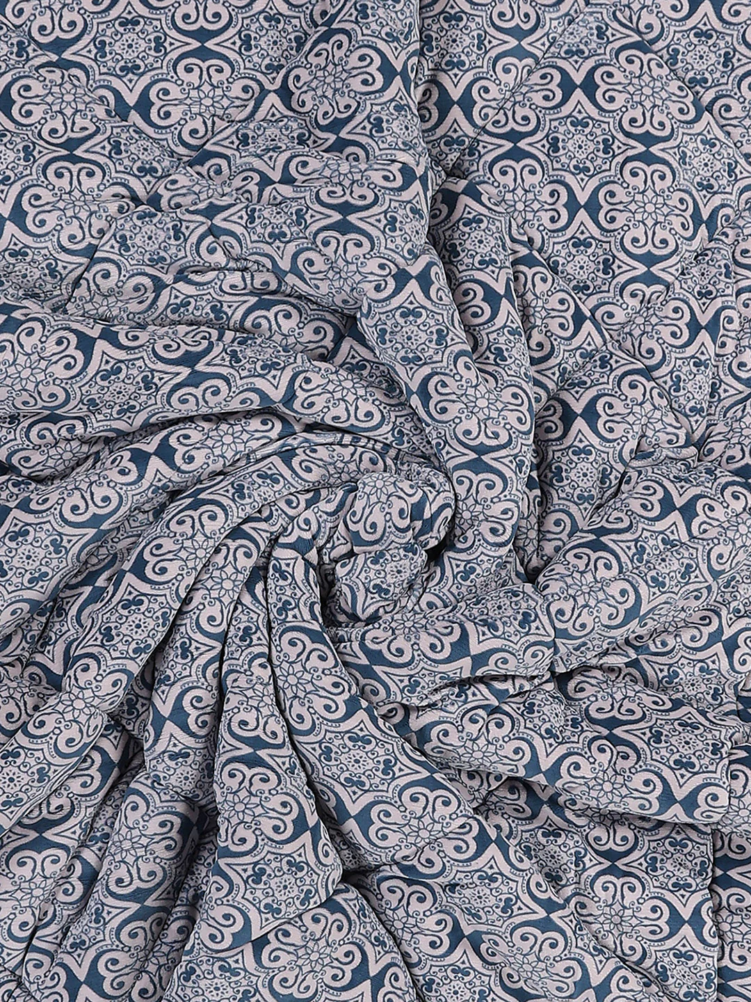 Printed Double Bed 210 GSM Comforter for Mild Winter (Nixie), Weight 729 gm - Image 6