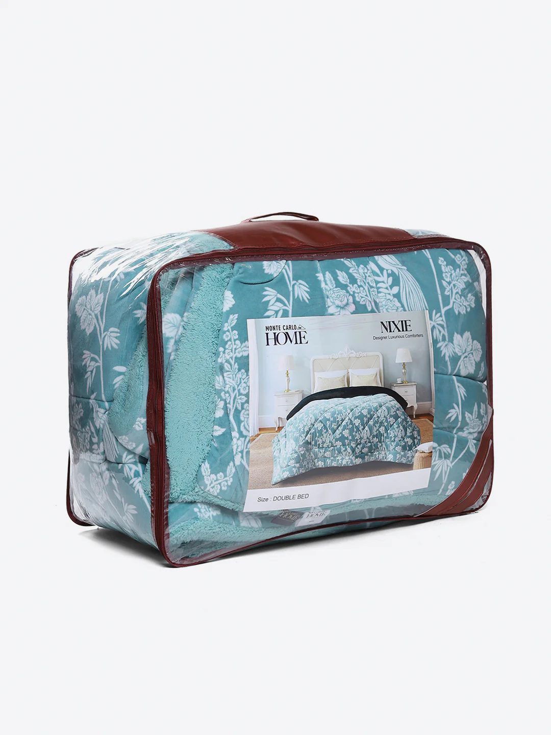 Printed Double Bed 210 GSM Comforter for Mild Winter (Nixie), Weight 729 gm - Image 8