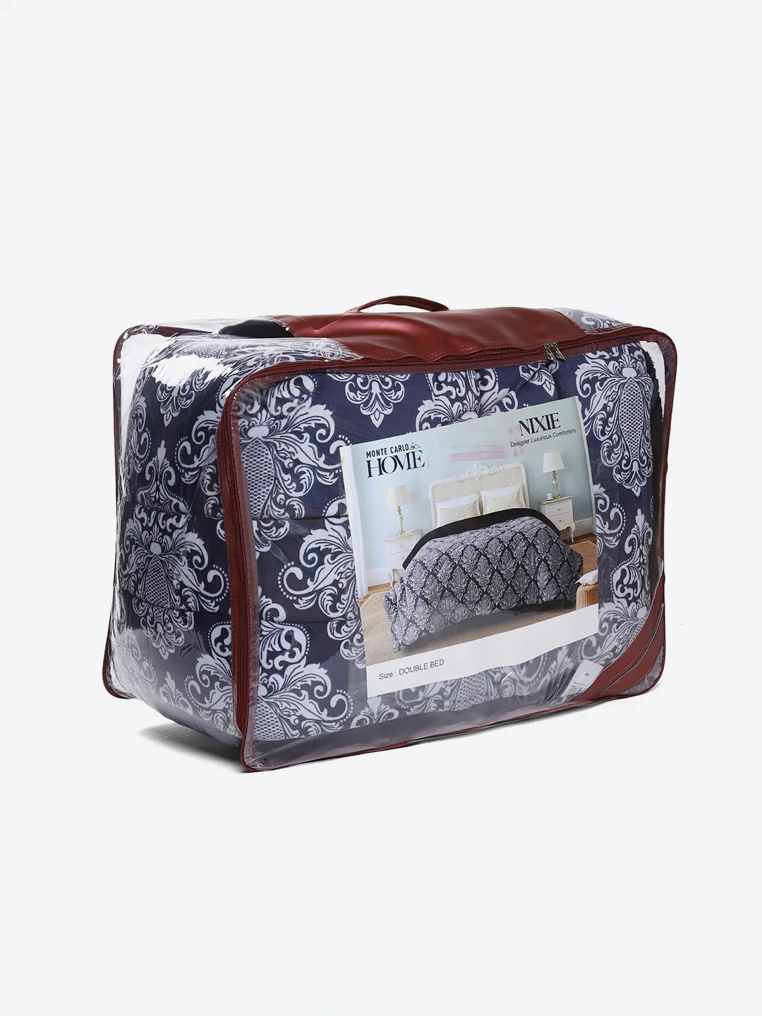Printed Double Bed 210 GSM Comforter for Mild Winter (Nixie), Weight 729 gm - Image 8