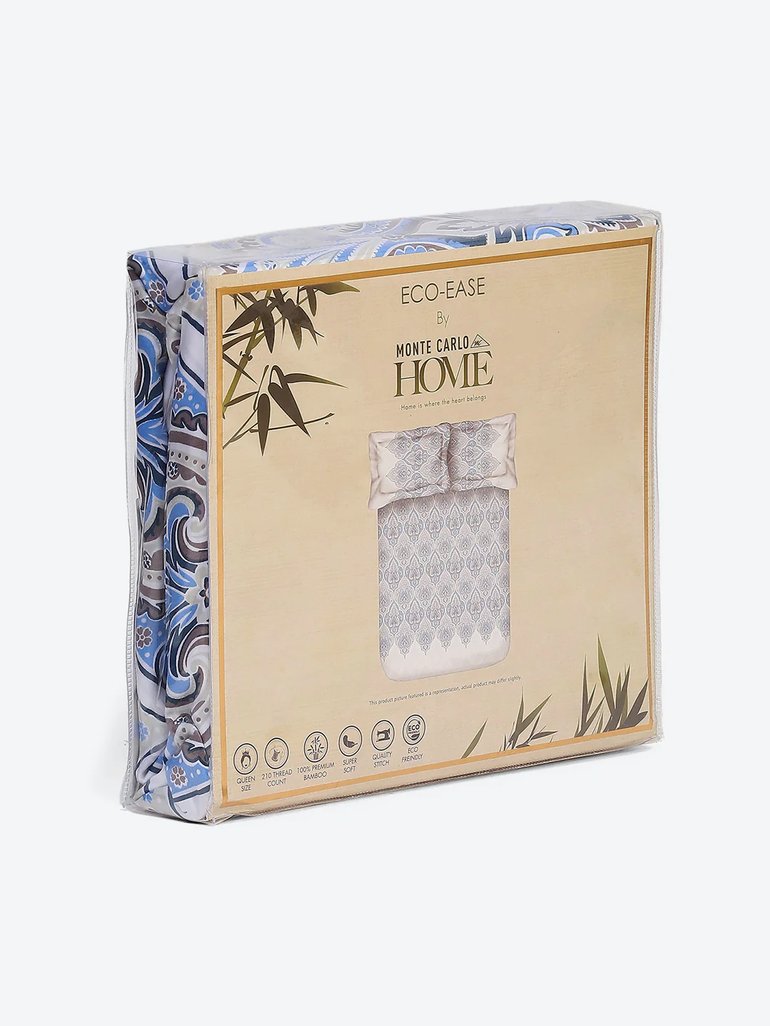 Printed Double Bed 210 GSM Duvet Cover - (Ecoease) - Image 7