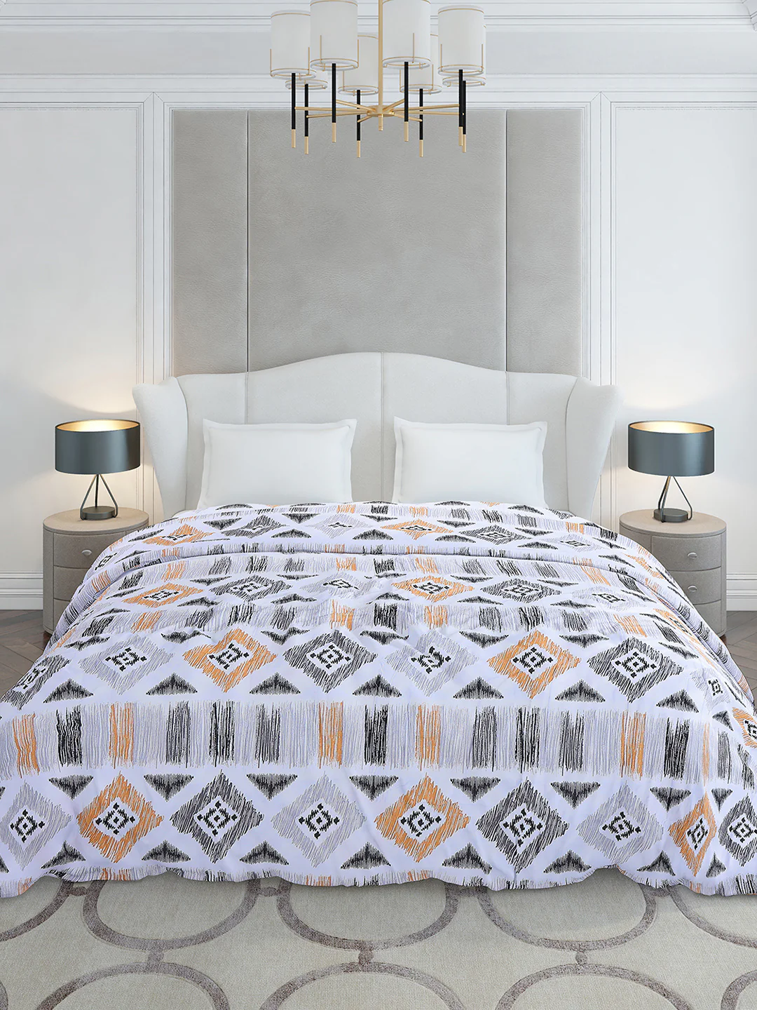 Printed Double Bed 210 GSM Duvet Cover - (Ecoease) - Image 3