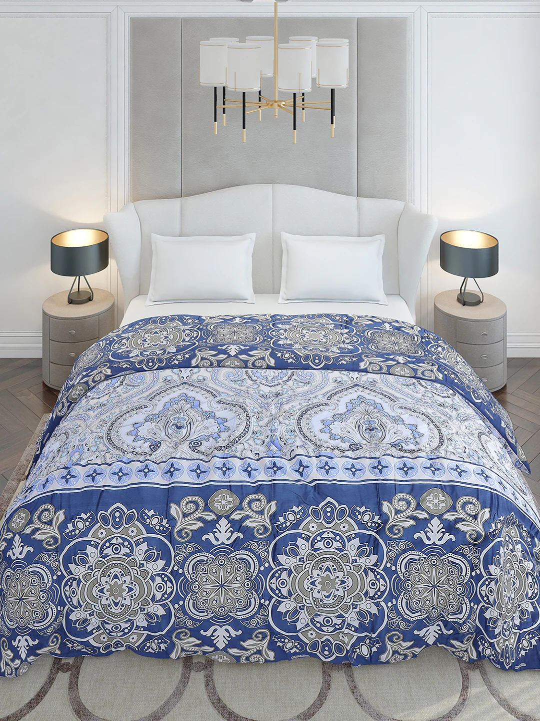 Printed Double Bed 210 GSM Duvet Cover - (Ecoease) - Image 2