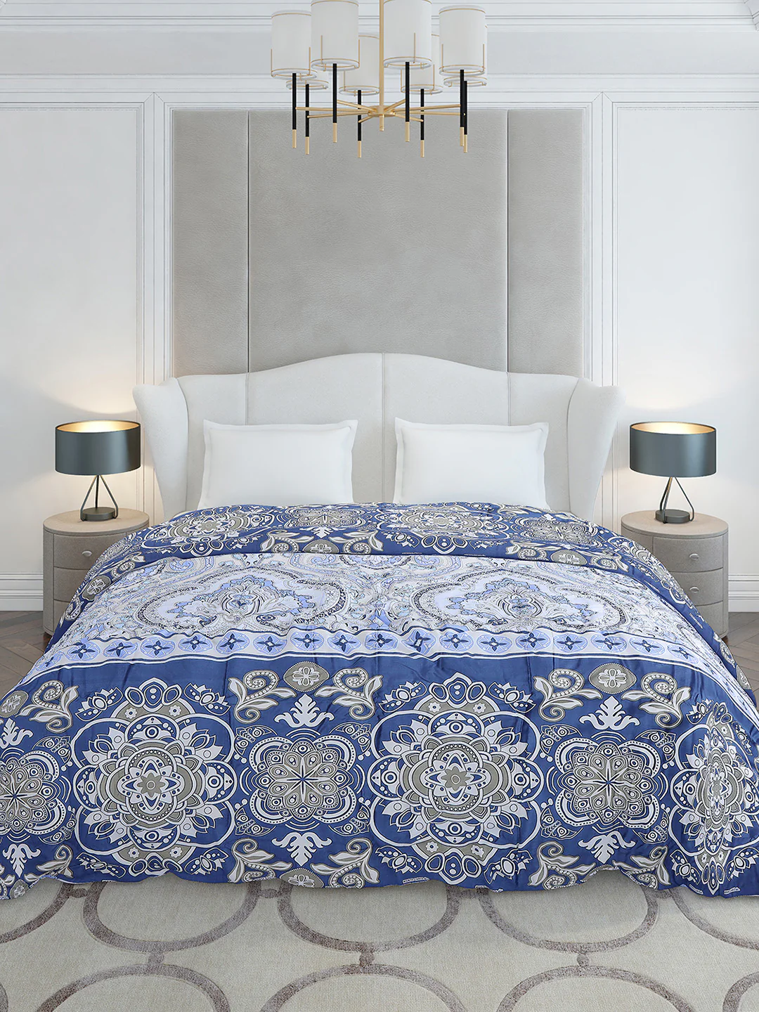 Printed Double Bed 210 GSM Duvet Cover - (Ecoease) - Image 3