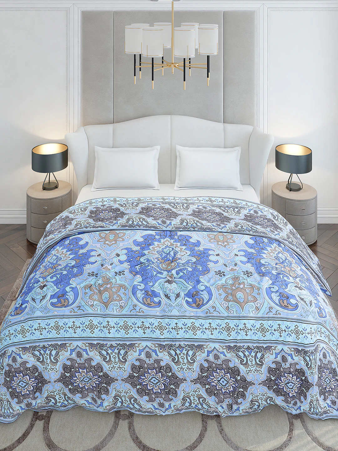 Printed Double Bed 210 GSM Duvet Cover - (Ecoease) - Image 2