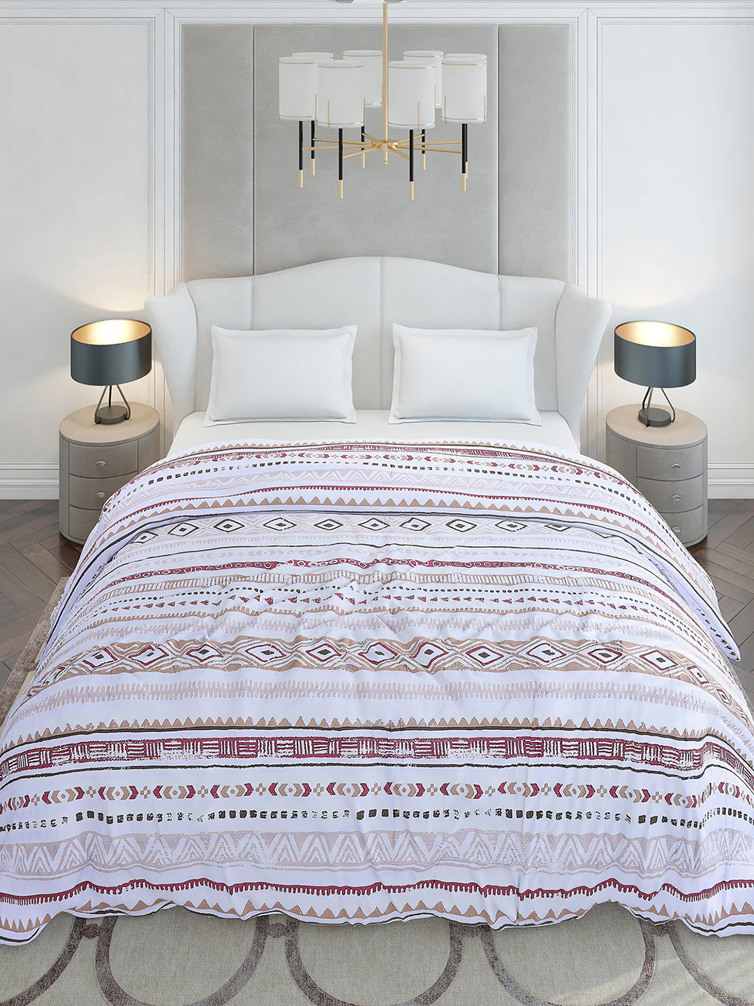 Printed Double Bed 210 GSM Duvet Cover - (Ecoease) - Image 3