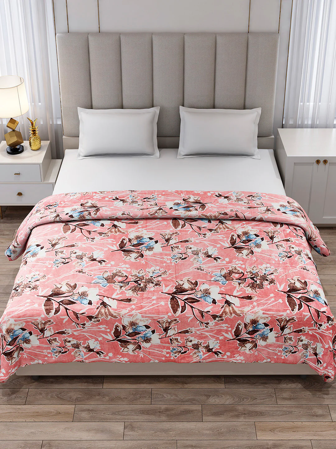 Printed Double Bed 233 GSM Blanket for AC Room - (Plushy) - Image 2