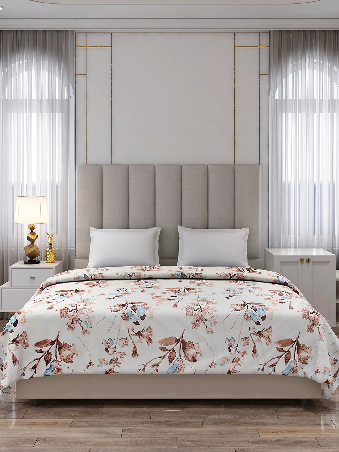Printed Double Bed 233 GSM Blanket for AC Room - (Plushy) - Image 3