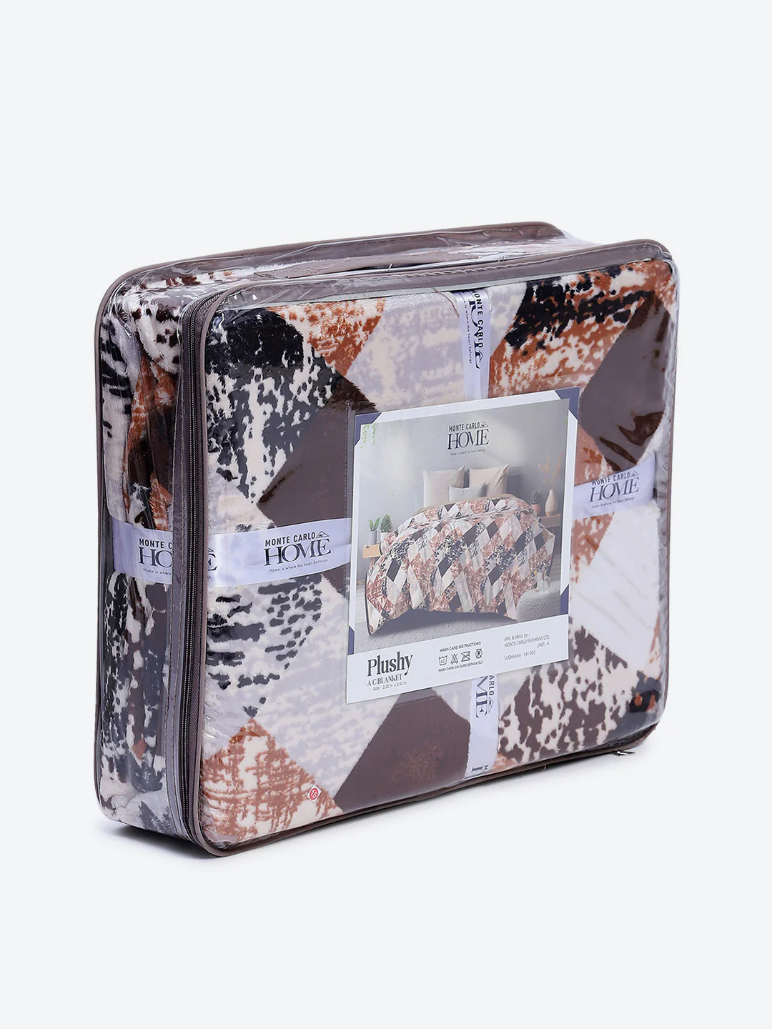 Printed Double Bed 240 GSM Blanket for AC Room - (Plushy) - Image 8