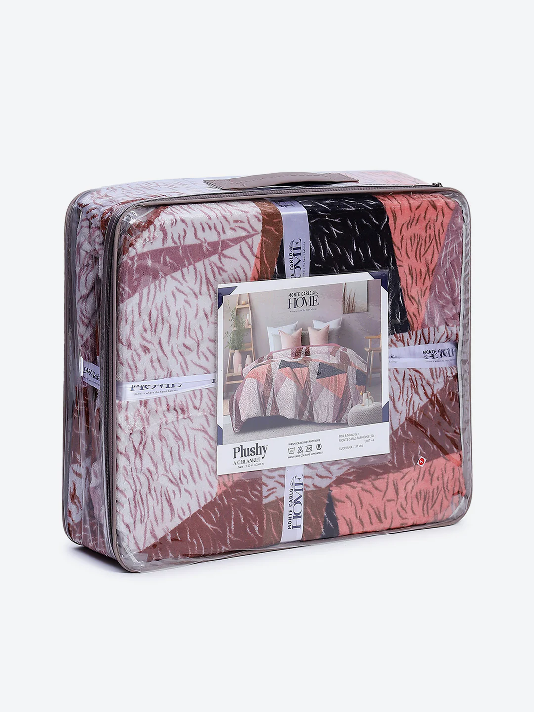 Printed Double Bed 240 GSM Blanket for AC Room - (Plushy) - Image 8