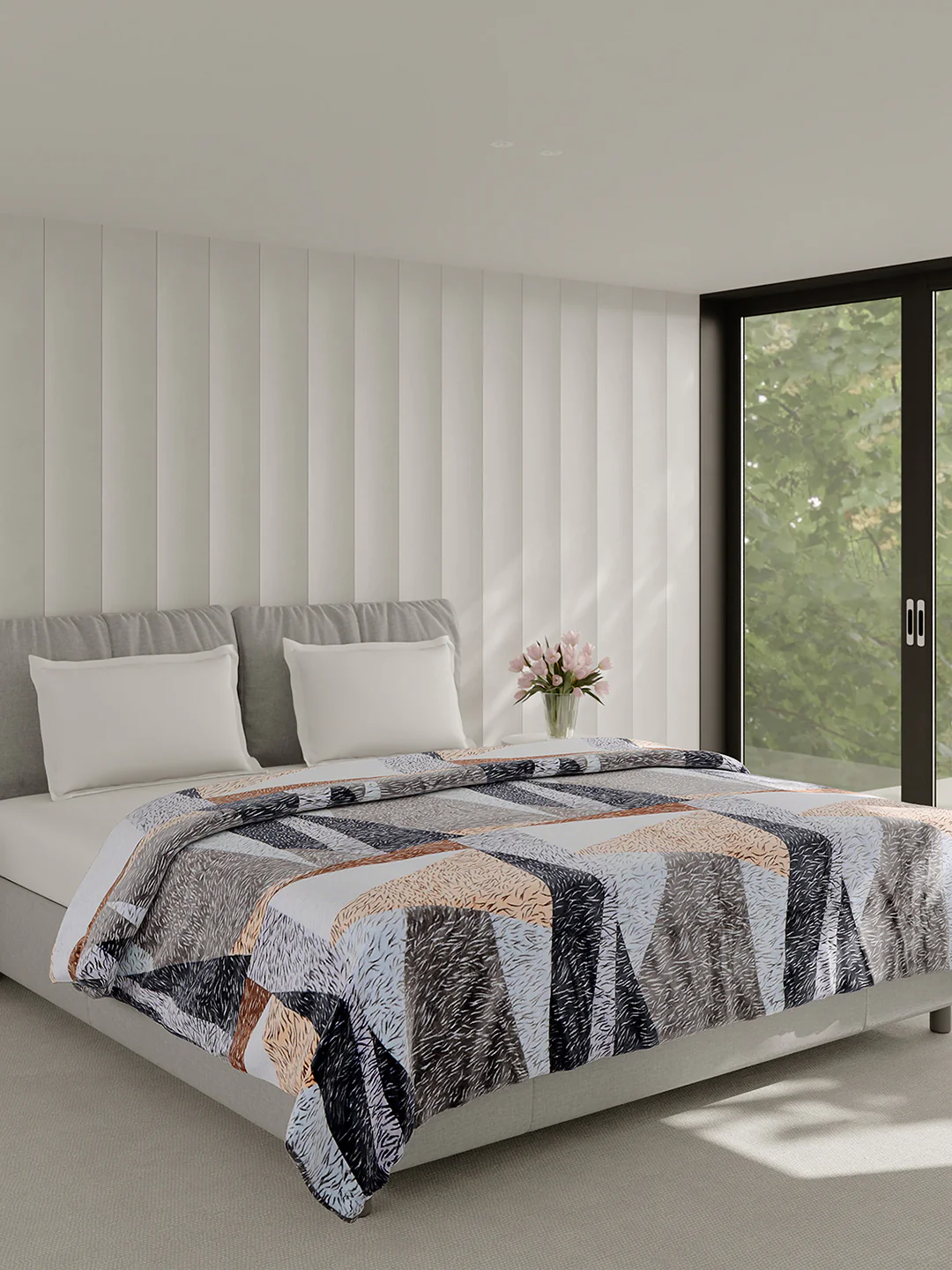 Printed Double Bed 240 GSM Blanket for AC Room - (Plushy) - Image 4